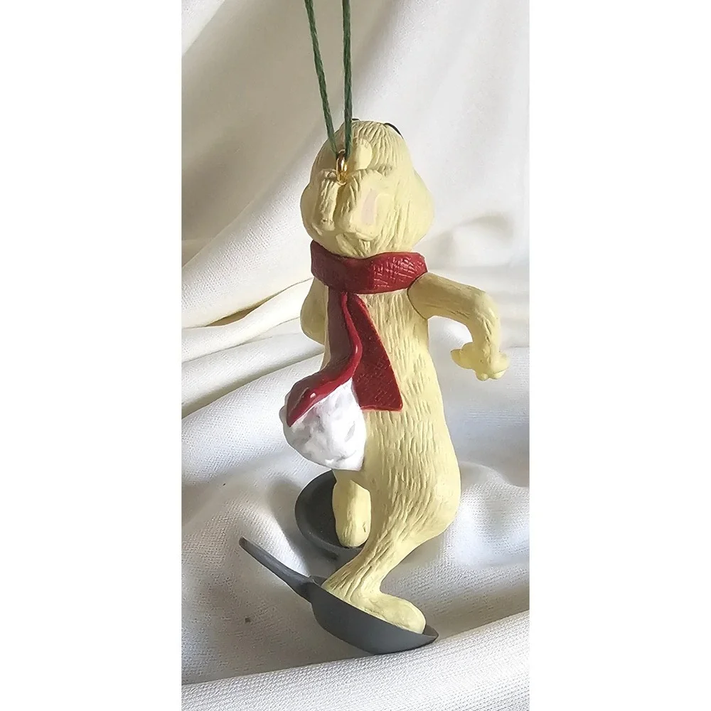 Disney Hallmark Rabbit Winnie the Pooh Frying Pan Skates Christmas Ornament